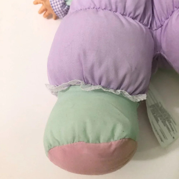Vintage Doll Soft  Stuffed Squeaker Plush Cloth 14 Inch Puffalump Style - Picture 12 of 16